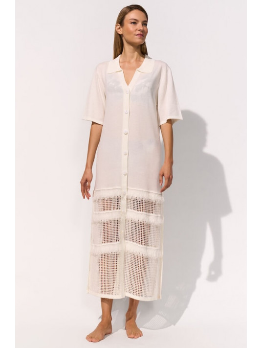 MARYAN MEHLHORN Robe longue écru