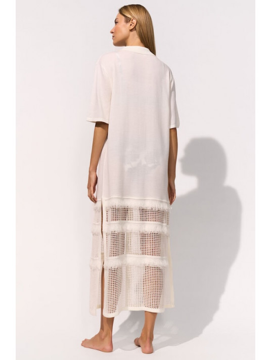 MARYAN MEHLHORN Robe longue écru