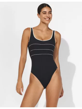 LIDEA Maillot une pièce noir