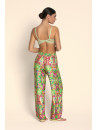 lise charmel Pantalon vert LIBERTINE EN FLEURS
