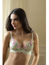 Soutien-gorge glam vert LIBERTINE EN FLEURS