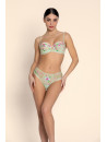 Soutien-gorge corbeille vert LIBERTINE EN FLEURS
