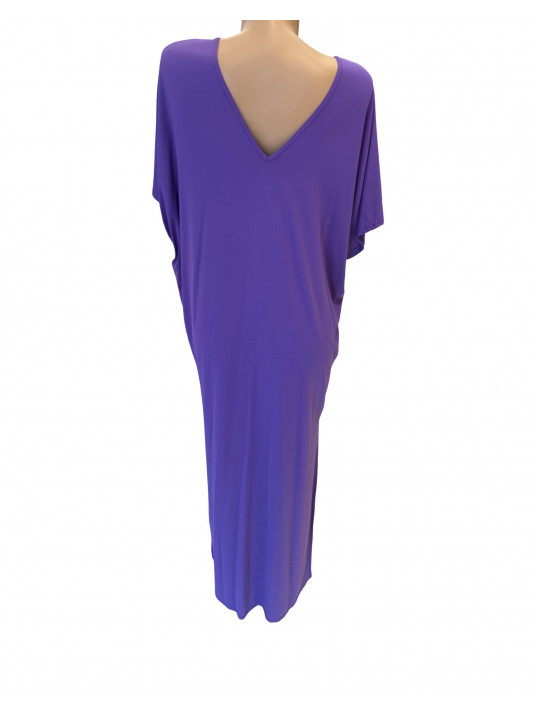 Calarena Robe de plage longue prune VITA