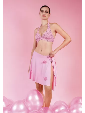 Nicole olivier Pink skirt CHAINES