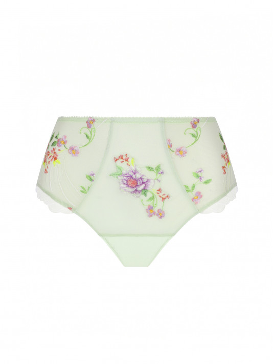 Slip haut vert LIBERTINE EN FLEURS