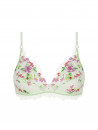 Soutien-gorge glam vert LIBERTINE EN FLEURS