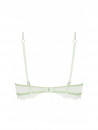Soutien-gorge corbeille vert LIBERTINE EN FLEURS