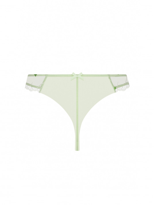 Tanga vert LIBERTINE EN FLEURS