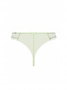 Tanga vert LIBERTINE EN FLEURS
