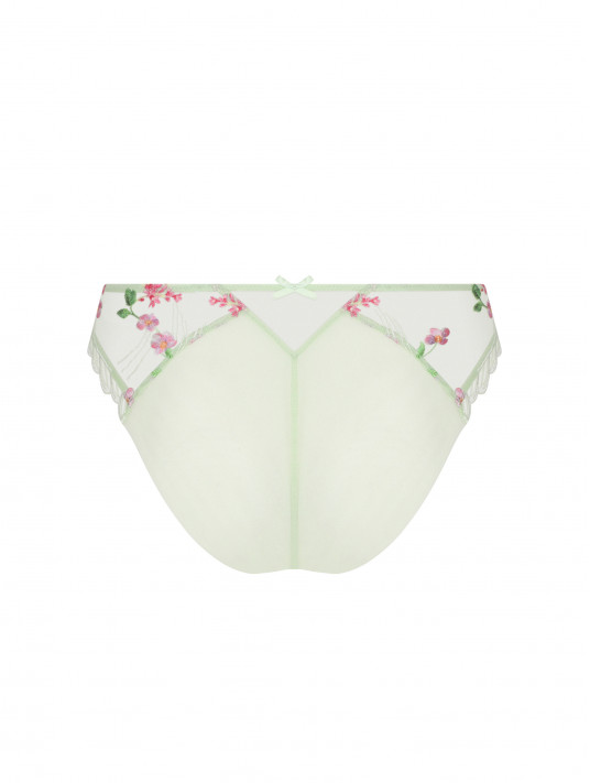 Lise Charmel Slip séduction vert LIBERTINE EN FLEURS