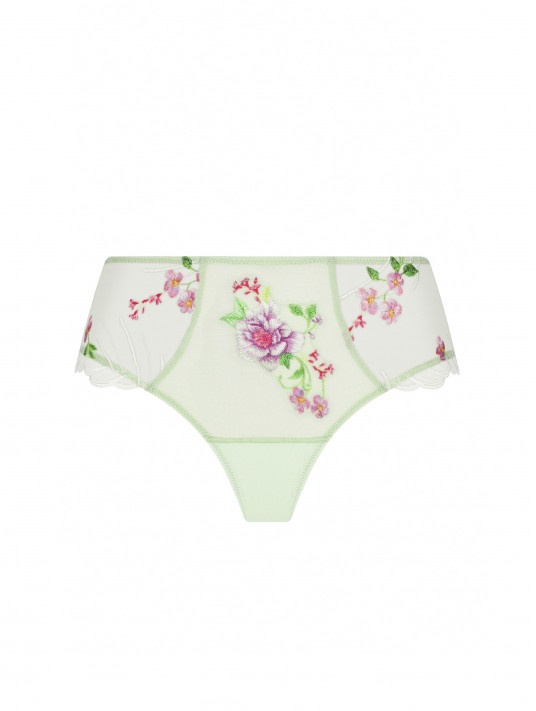 Shorty vert LIBERTINE EN FLEURS