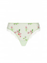 Slip fantaisie vert LIBERTINE EN FLEURS