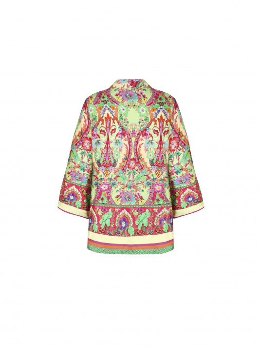 Chemisier vert LIBERTINE EN FLEURS