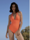 Lise charmel Maillot une pièce papaye AJOURAGE COUTURE