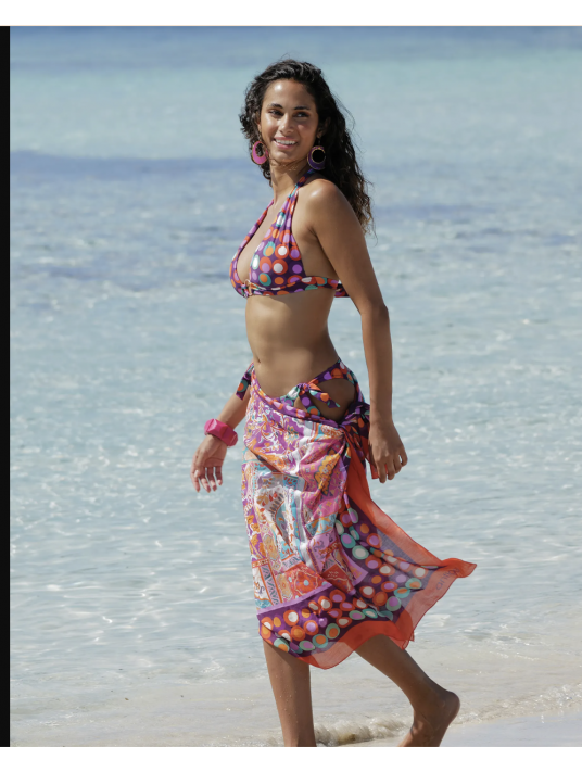 antigel Triangle Bikini Top LA POIS DISCO