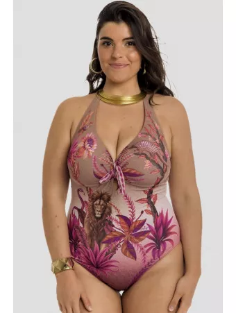 PIN UP STARS Maillot une pièce armatures ROI LION