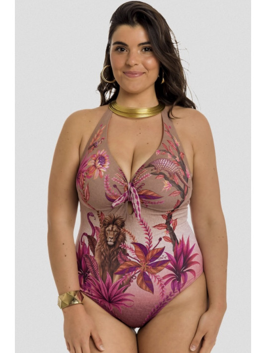 PIN UP STARS Maillot une pièce armatures ROI LION