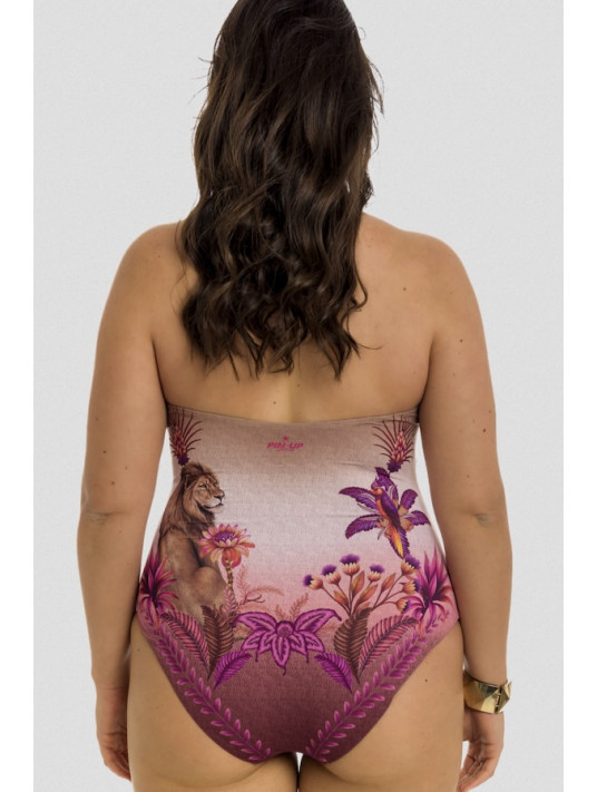 PIN UP STARS Maillot une pièce armatures ROI LION