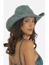 Chapeau bleu PIN UP STARS