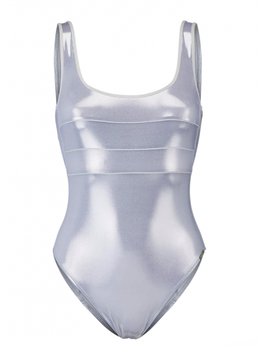 Maillot une pièce argent LIDEA