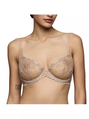 SARDA Soutien-gorge plongeant argent SHAY