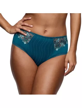 PRIMA DONNA Slip taille haute peacock DEAUVILLE