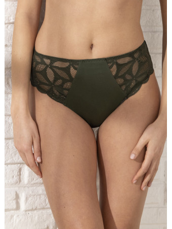 Slip haut kaki STRICTO SENSUELLE
