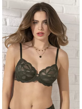 Underwired bra army STRICTO SENSUELLE