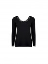 Long-sleeved black top SIMPLY PERFECT