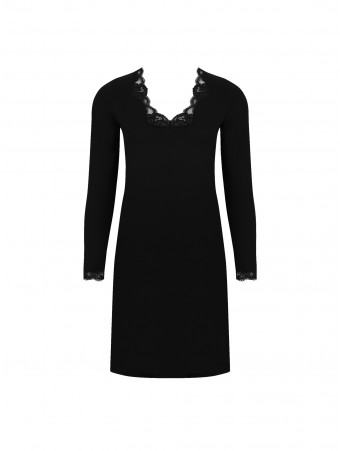 Antigel Long-sleeved black nighty SIMPLY PERFECT