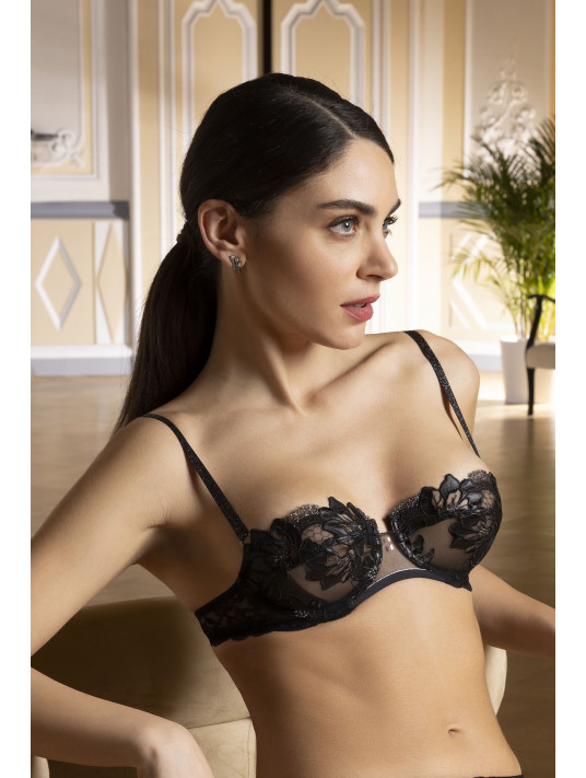 LISE CHARMEL Soutien-gorge corbeille CUIR SEXY COUTURE