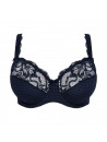Full Cup bra velvet blue MADISON