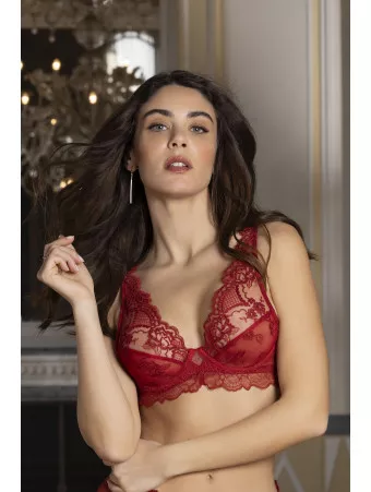 LISE CHARMEL Soutien-gorge glamour rouge SUBLIME EN DENTELLE