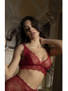 LISE CHARMEL Soutien-gorge sans armatures rouge SUBLIME EN DENTELLE