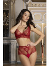 LISE CHARMEL Soutien-gorge sans armatures rouge SUBLIME EN DENTELLE