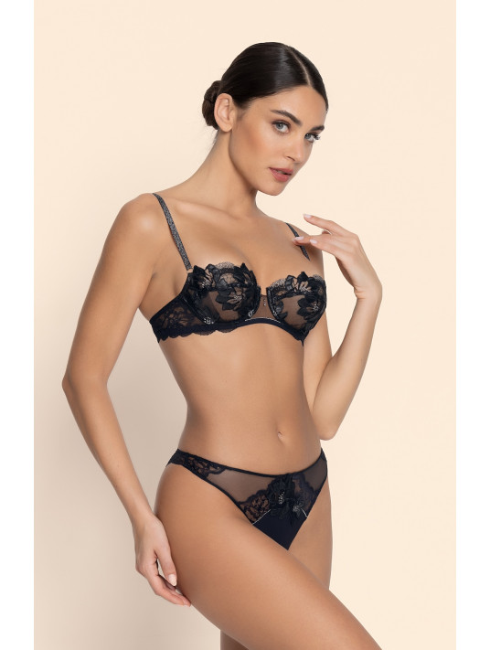 LISE CHARMEL Soutien-gorge corbeille CUIR SEXY COUTURE