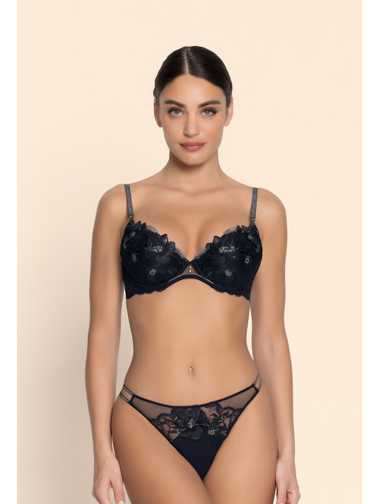 LISE CHARMEL Padded underwired bra CUIR SEXY COUTURE