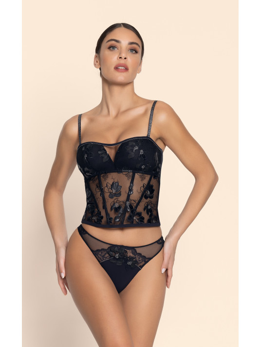 LISE CHARMEL Bustier CUIR SEXY COUTURE