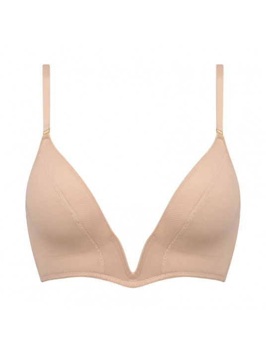 Sarda Deep plunge Padded bra TEGLA