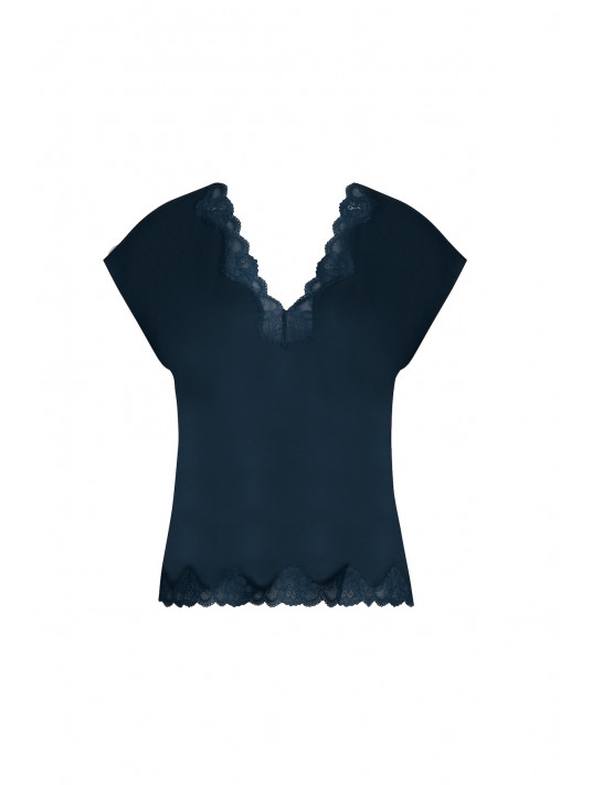 Antigel blue modal Tee shirt LOOSE SIMPLY PERFECT