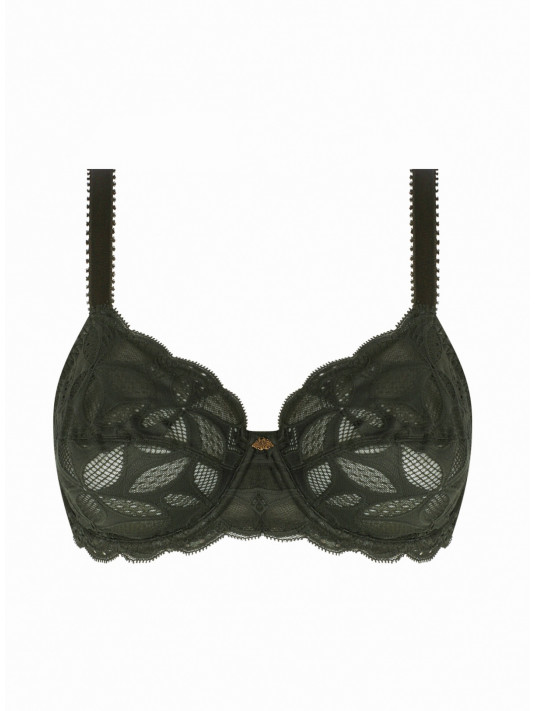 Full cup underwired bra army green STRICTO SENSUELLE