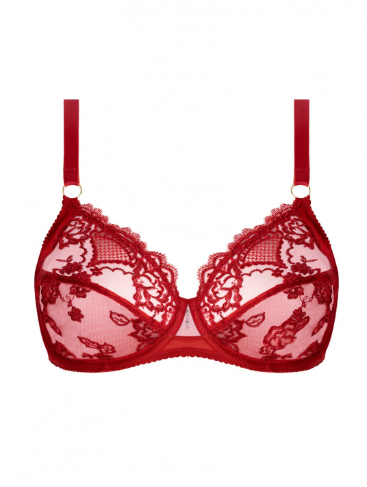 LISE CHARMEL Soutien-gorge bien-être rouge SUBLIME EN DENTELLE