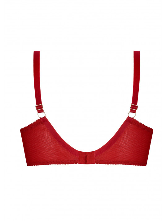 LISE CHARMEL Underwired full cup bra red SUBLIME EN DENTELLE