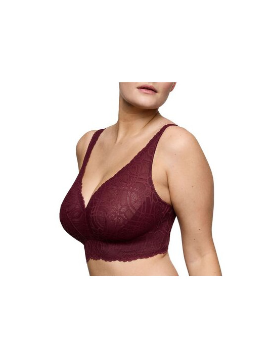 Prima Donna Non wired bra dark red SALERNO