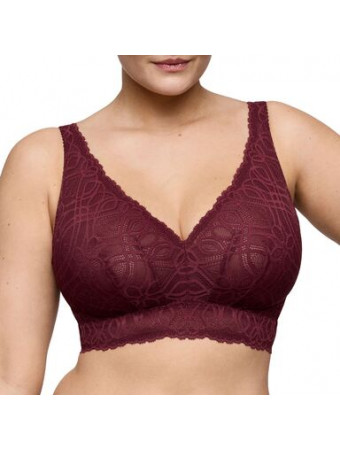 Prima Donna Non wired bra dark red SALERNO