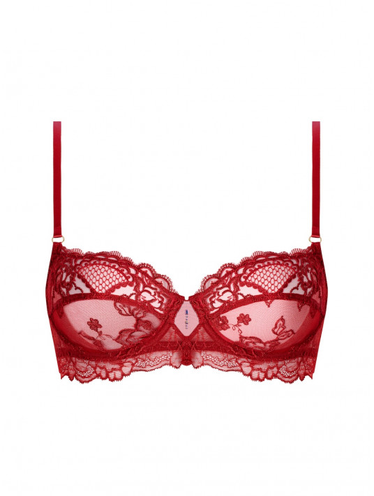 LISE CHARMEL Soutien-gorge corbeilles rouge SUBLIME EN DENTELLE