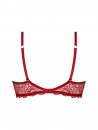 LISE CHARMEL Soutien-gorge emboitant rouge SUBLIME EN DENTELLE