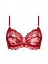 LISE CHARMEL Soutien-gorge emboitant rouge SUBLIME EN DENTELLE