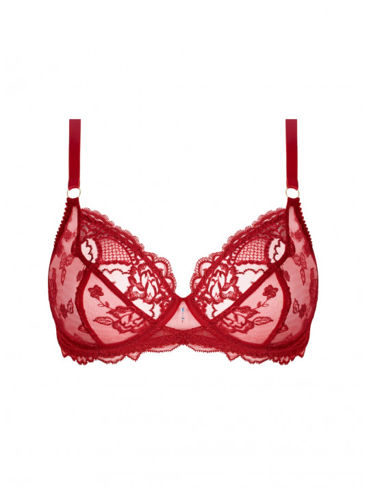 LISE CHARMEL Soutien-gorge Corbeilles fitting rouge SUBLIME EN DENTELLE
