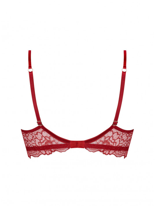 LISE CHARMEL Soutien-gorge coque rouge SUBLIME EN DENTELLE